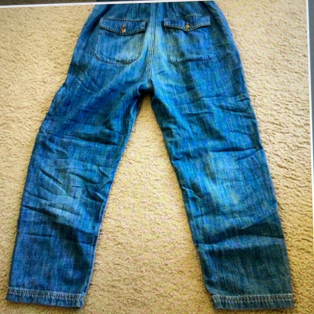 Free People Madrid Denim Coverall Size: S & M - Picture 7 of 9